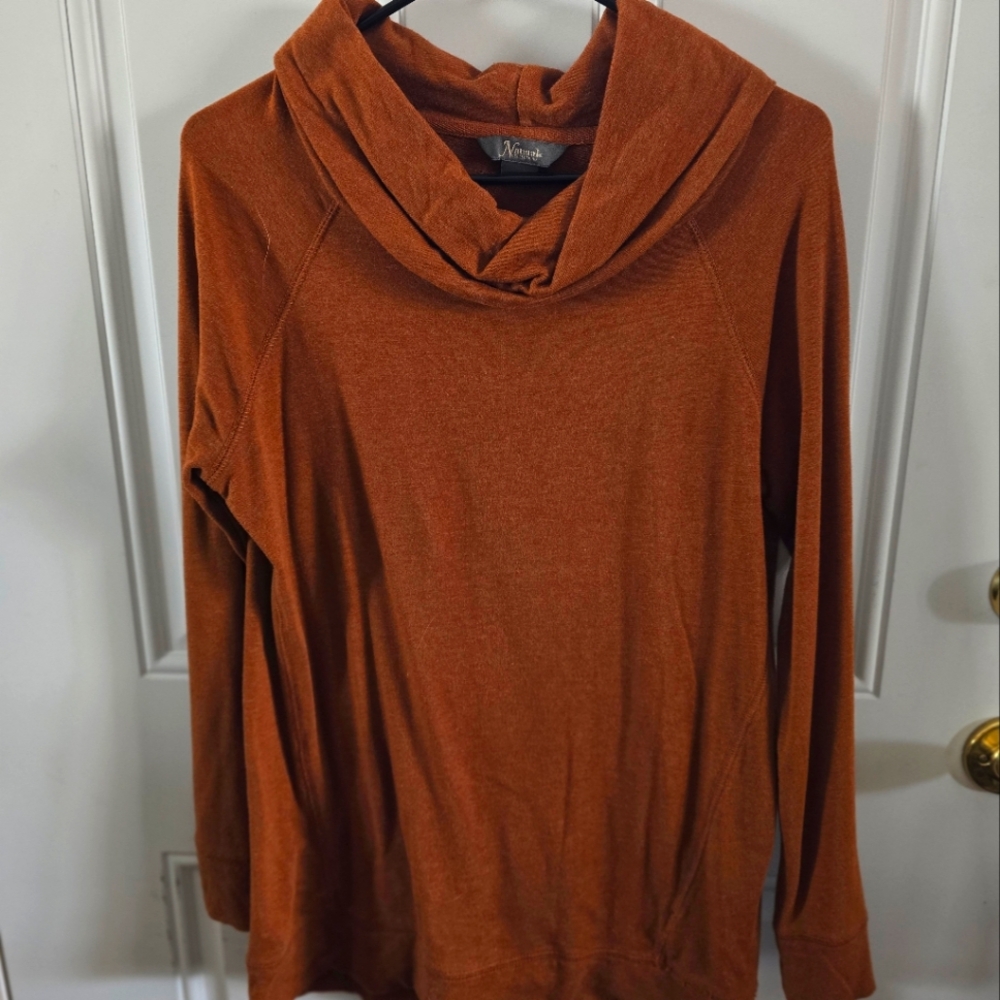 Natural Reflections Women's Rust Sweater, Small